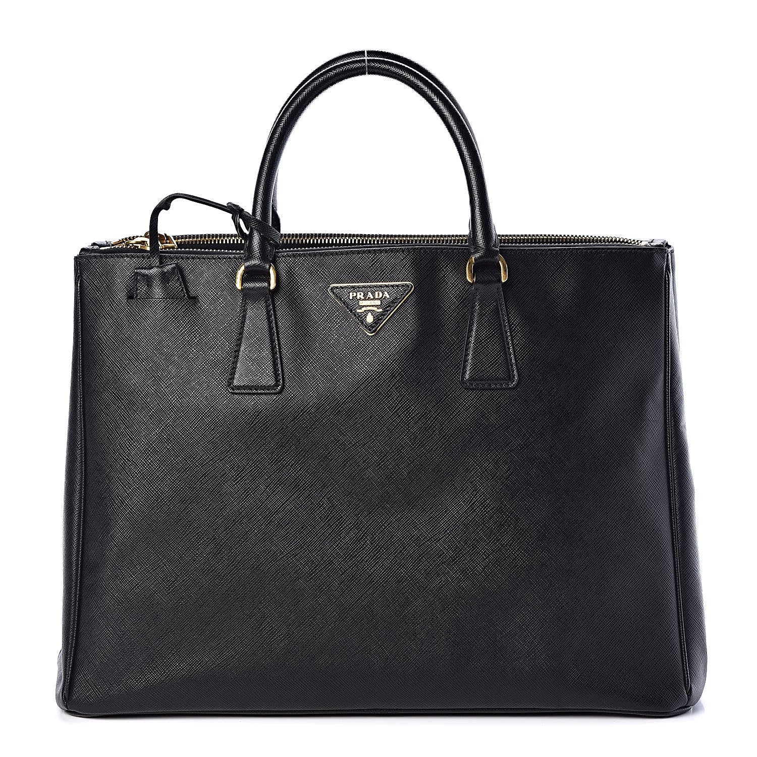 Prada Saffiano Large Galleria Double Zip Tote Black 1 of 9