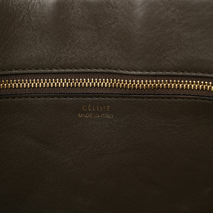 Celine Crocodile Embossed Nubuck Calfskin Small Tie Knot Tote Grey 6 of 9