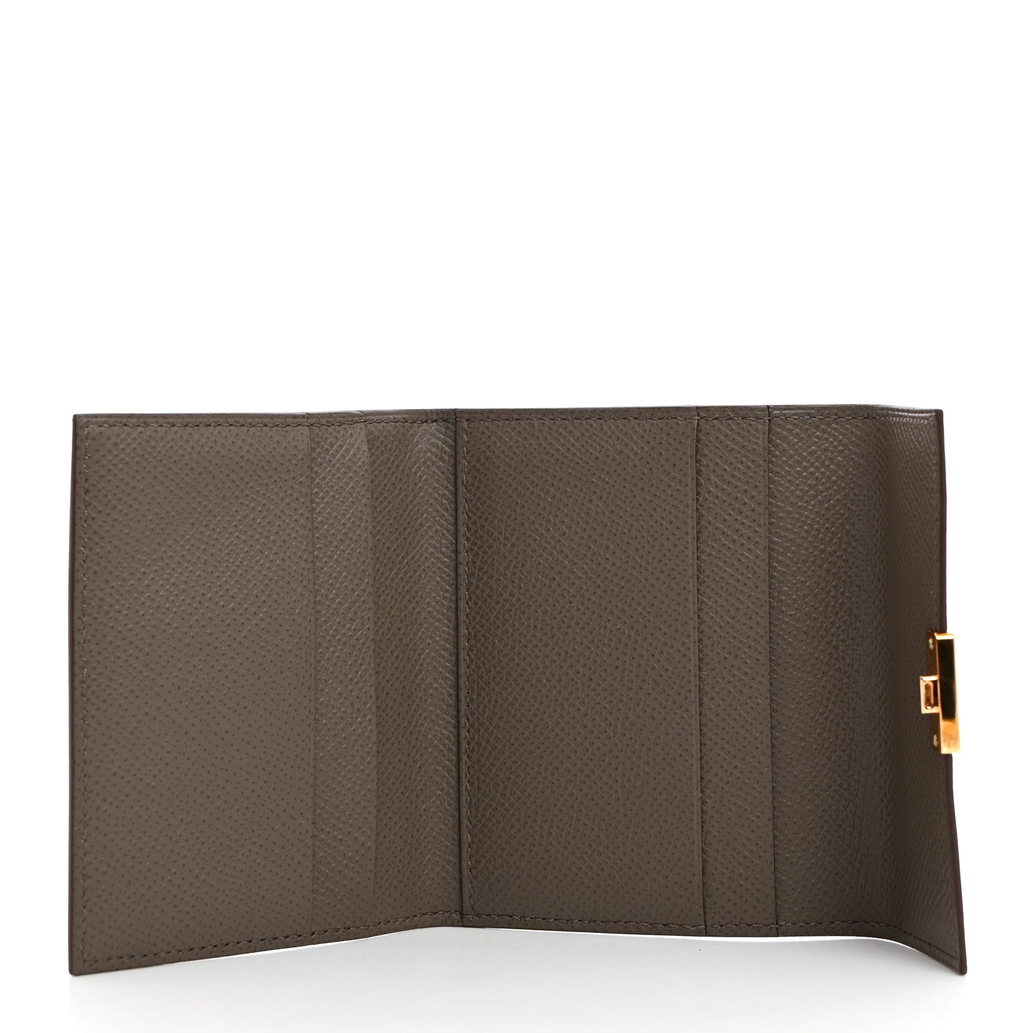 Hermes Epsom Clic Mini Card Holder Etain 5 of 7