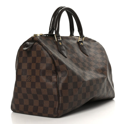 Louis Vuitton Damier Ebene Speedy 30 3 of 11