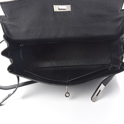 Hermes Taurillon Clemence Kelly Retourne 32 Black 9 of 57