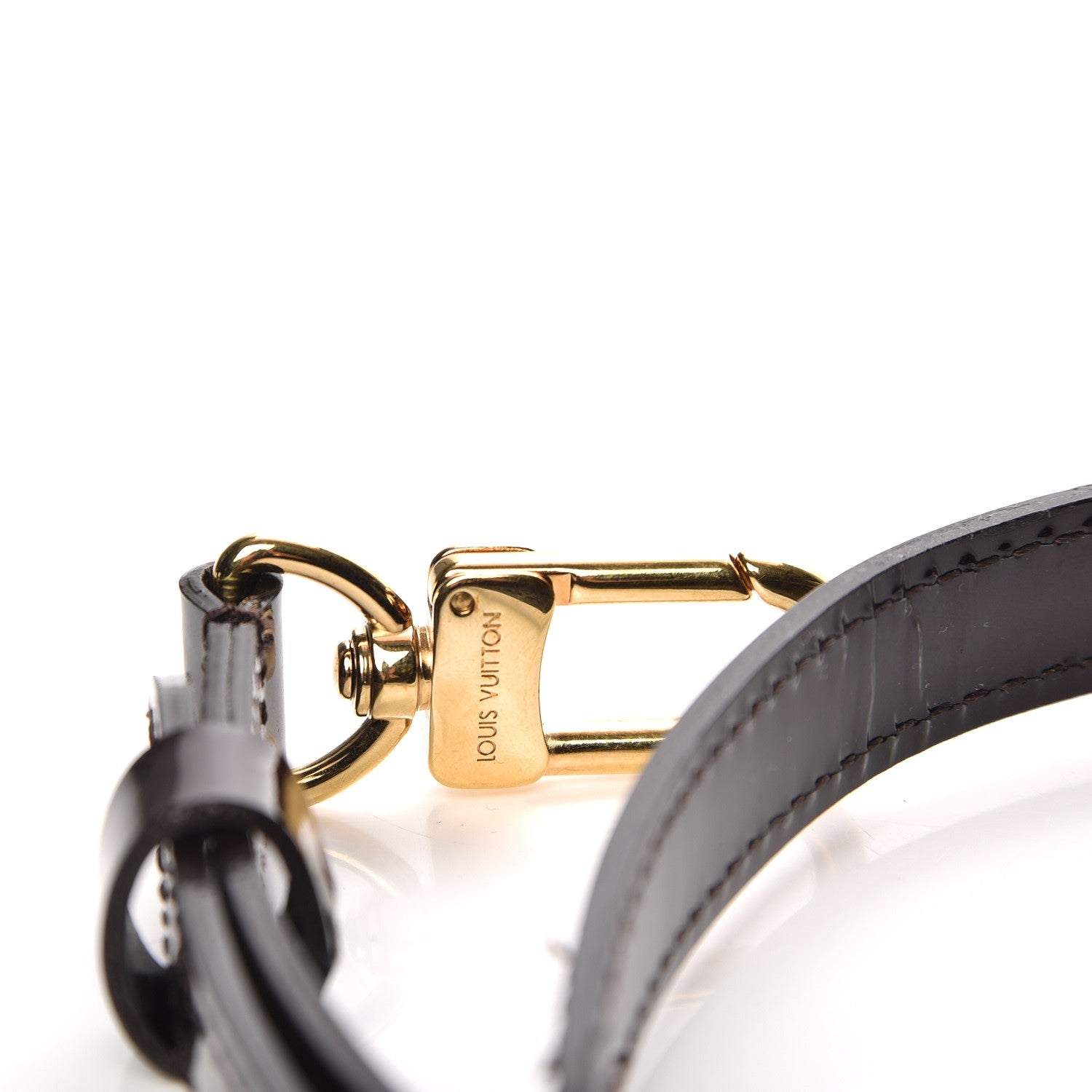 Louis Vuitton Patent 16mm Adjustable Shoulder Strap Amarante 3 of 7