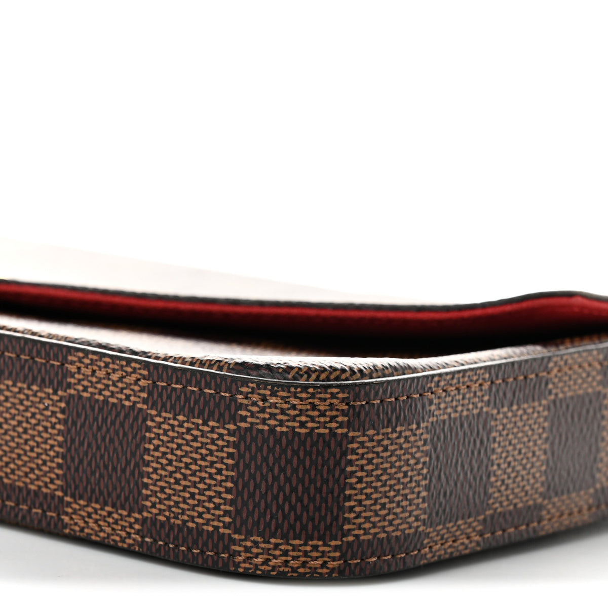 Louis Vuitton Damier Ebene Pochette Felicie Chain Wallet 12 of 12