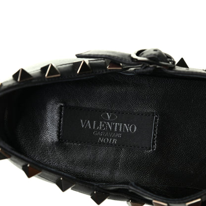 Valentino Garavani Nappa Rockstud Cage Ballerina Flats 36 Black 7 of 9