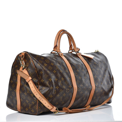Louis Vuitton Monogram Keepall Bandouliere 55 3 of 11