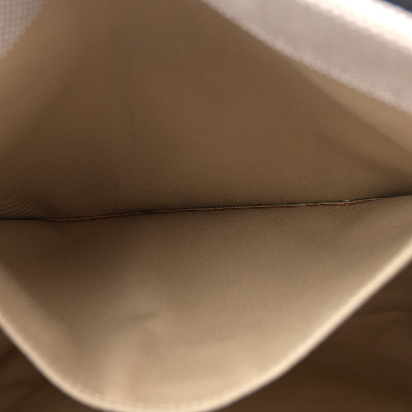 Linen Calfskin Large Woody Ribbon Tote Black Blue