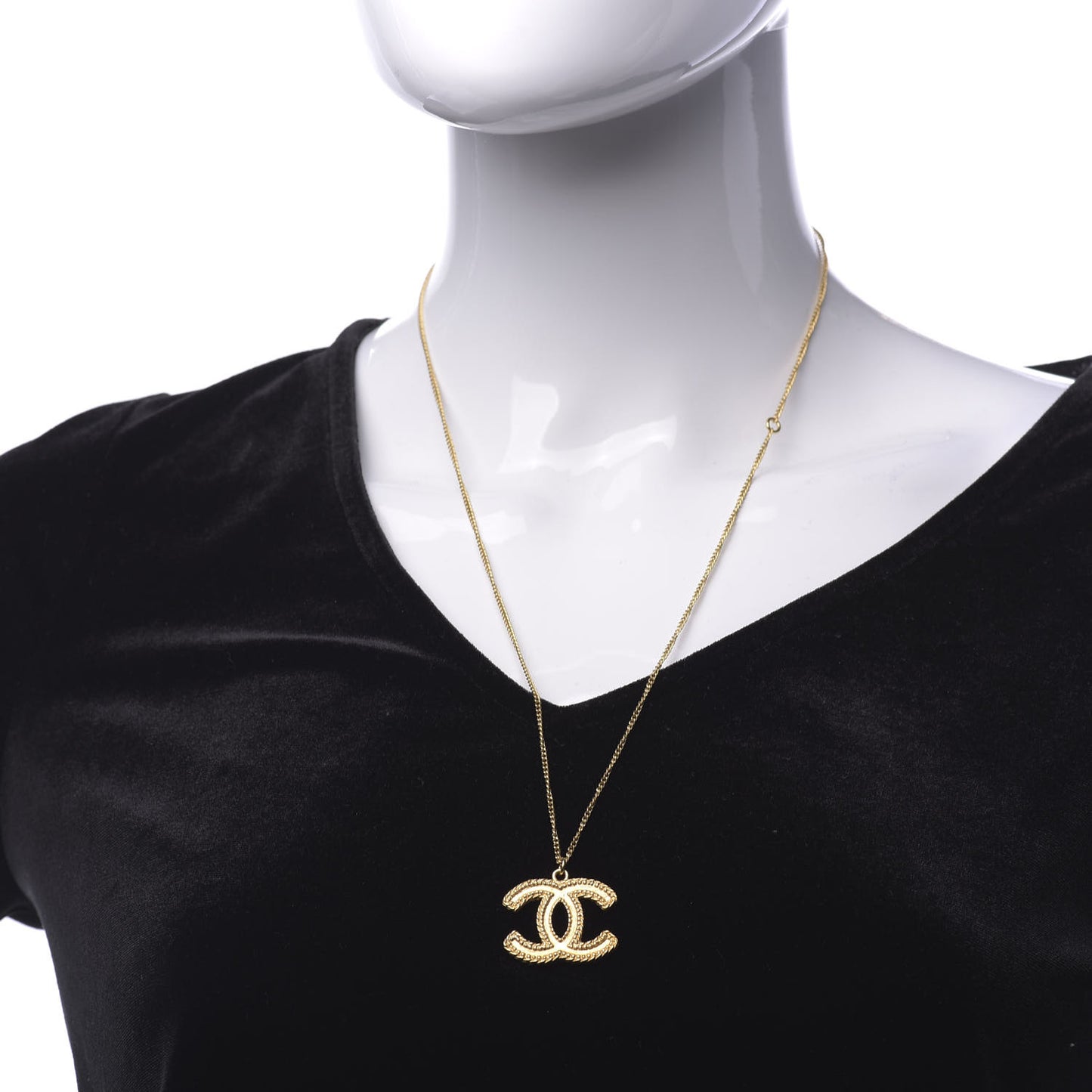 CC Necklace Matte Gold
