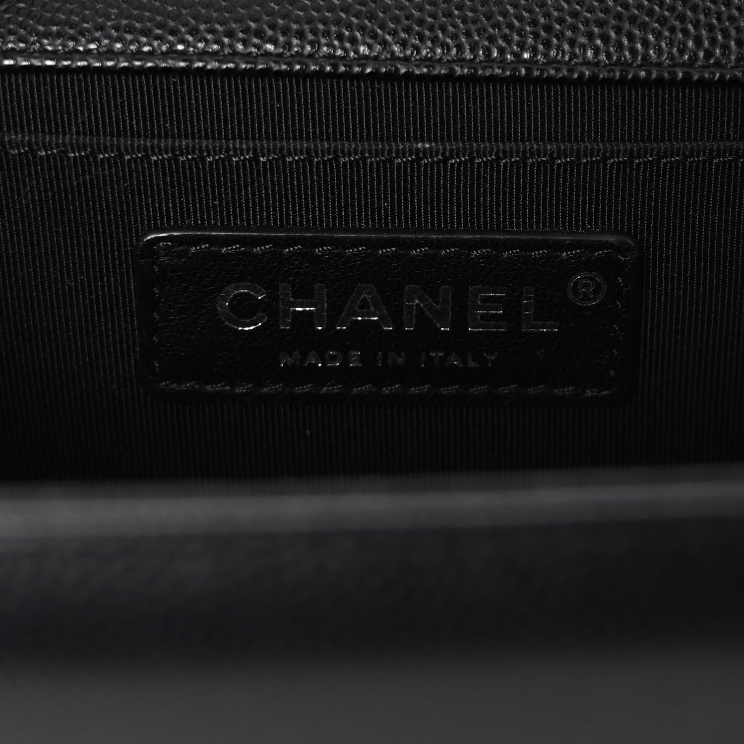 Chanel Caviar Quilted Medium Boy Flap Black 6 of 10