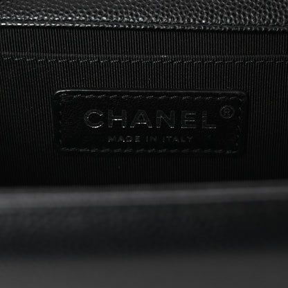 Chanel Caviar Quilted Medium Boy Flap Black 6 of 10
