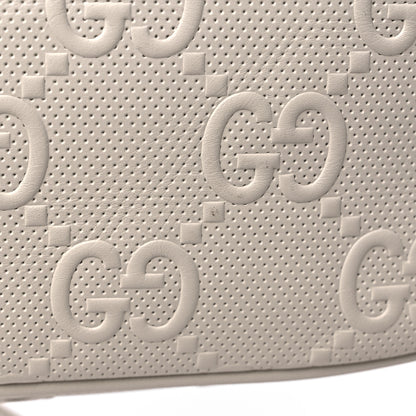 Gucci Calfskin GG Tennis Embossed Pocket Belt Bag Mystic White 11 of 11