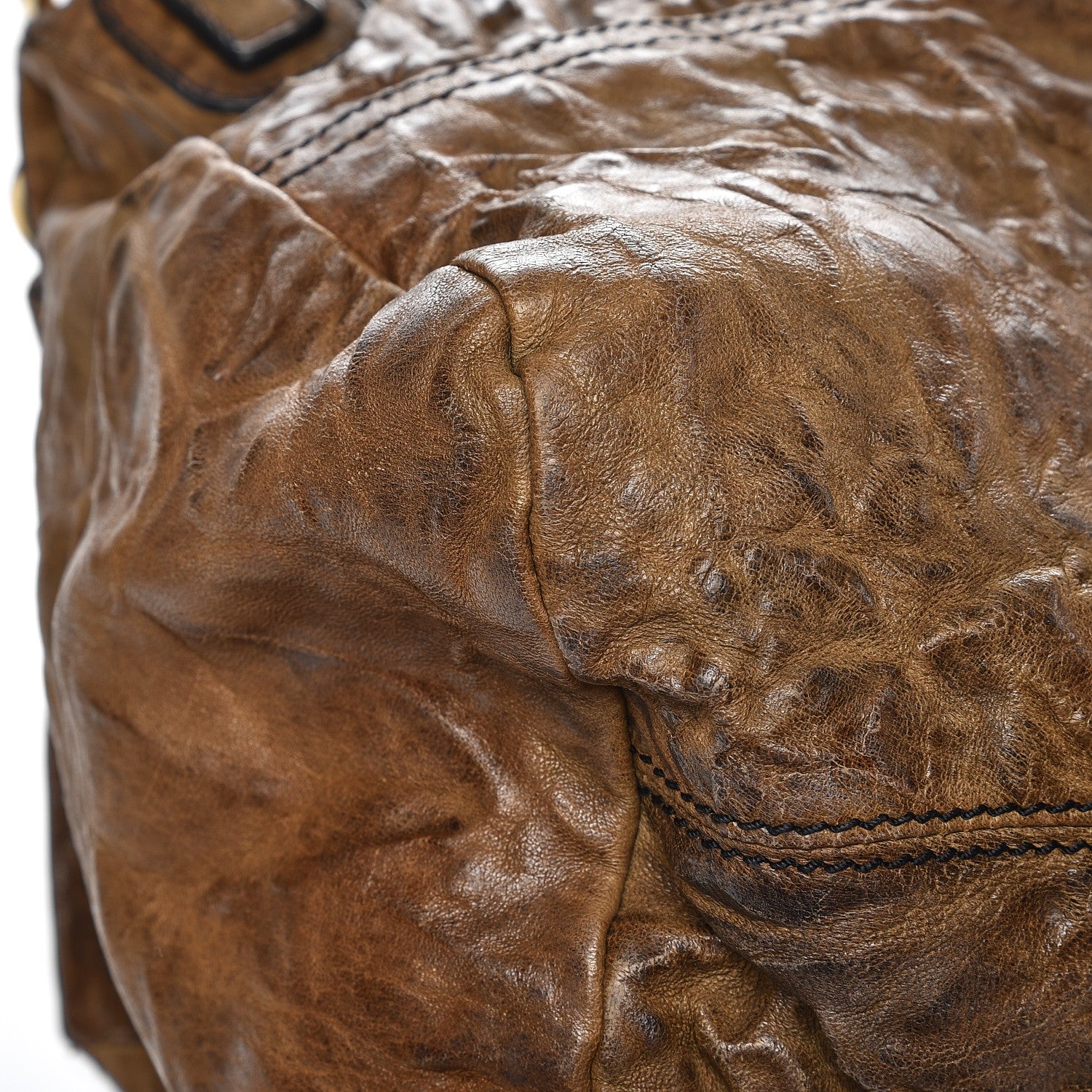 Givenchy Tumbled Sheepskin Large Pandora Brown 9 of 12