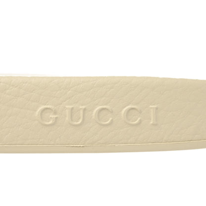 Gucci Microguccissima Mens Slide Sandals 10 Ivory 6 of 10