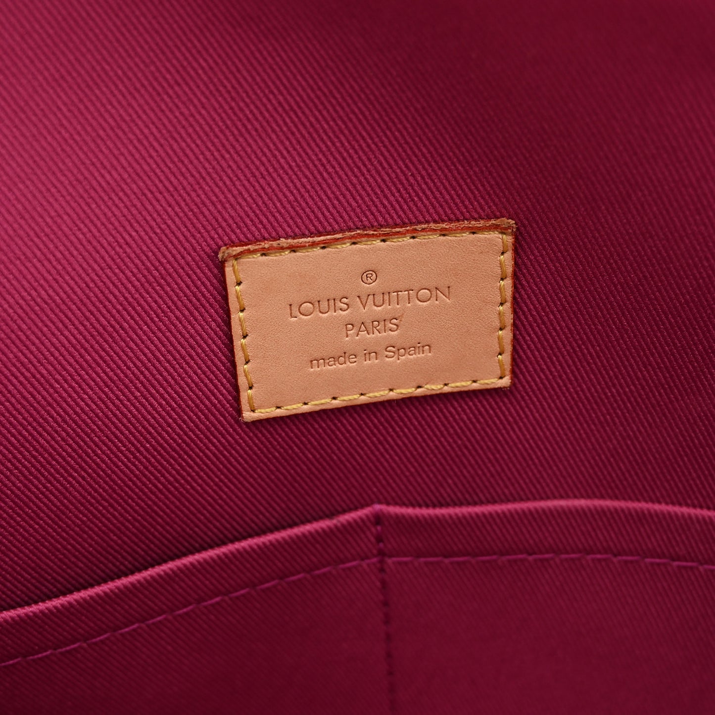 Monogram Cluny BB Bordeaux Fuchsia