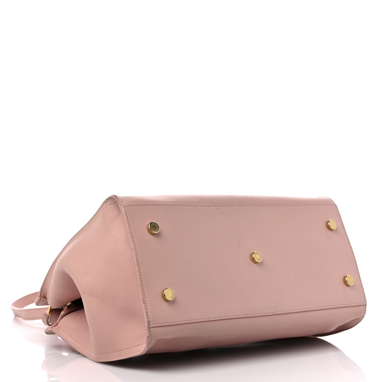Saint Laurent Calfskin Monogram Small Cabas Pale Blush 4 of 19
