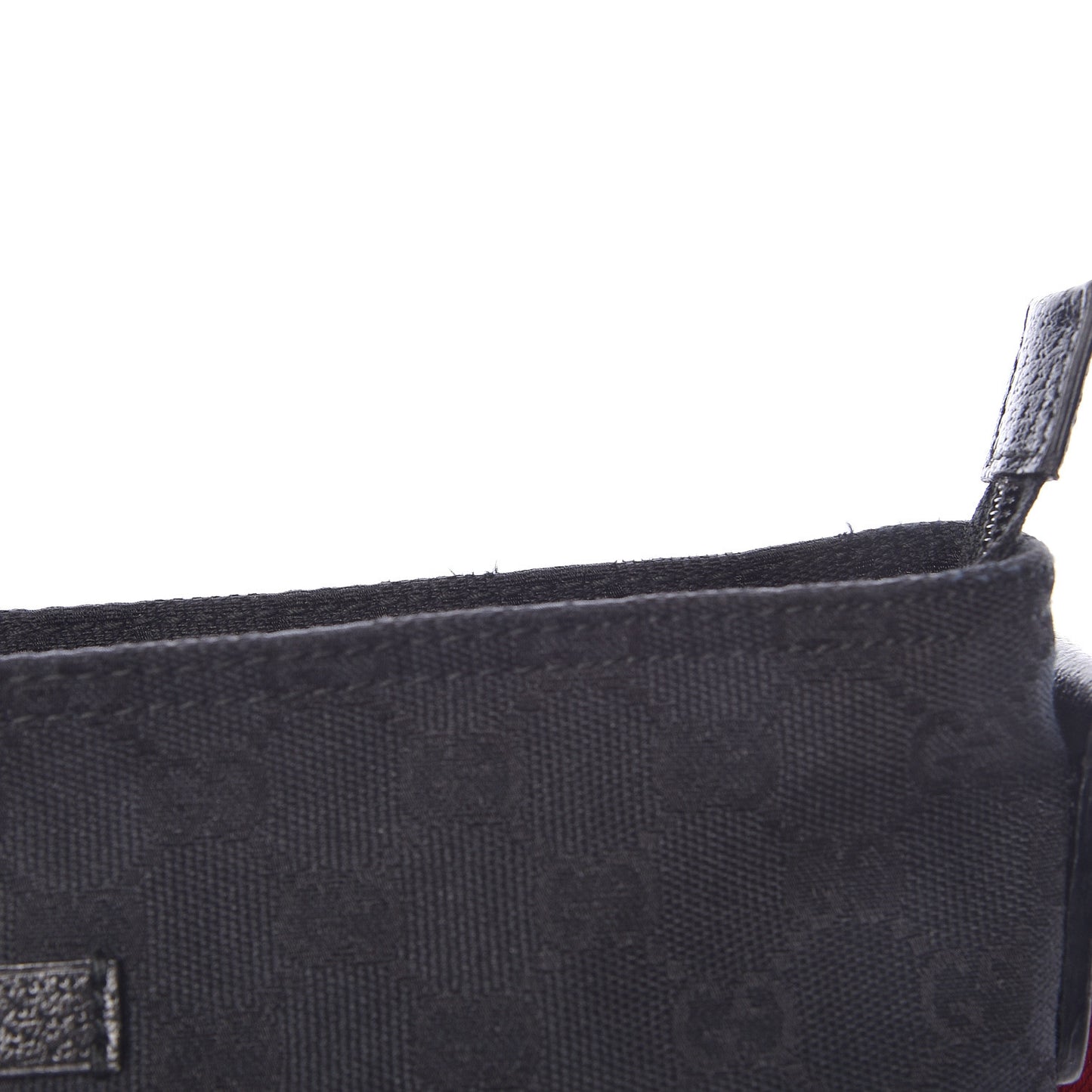 Monogram Web Small Flat Messenger Crossbody Black