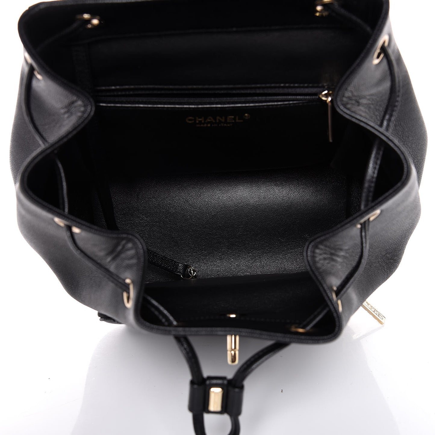 Caviar Quilted Business Affinity Backpack Black