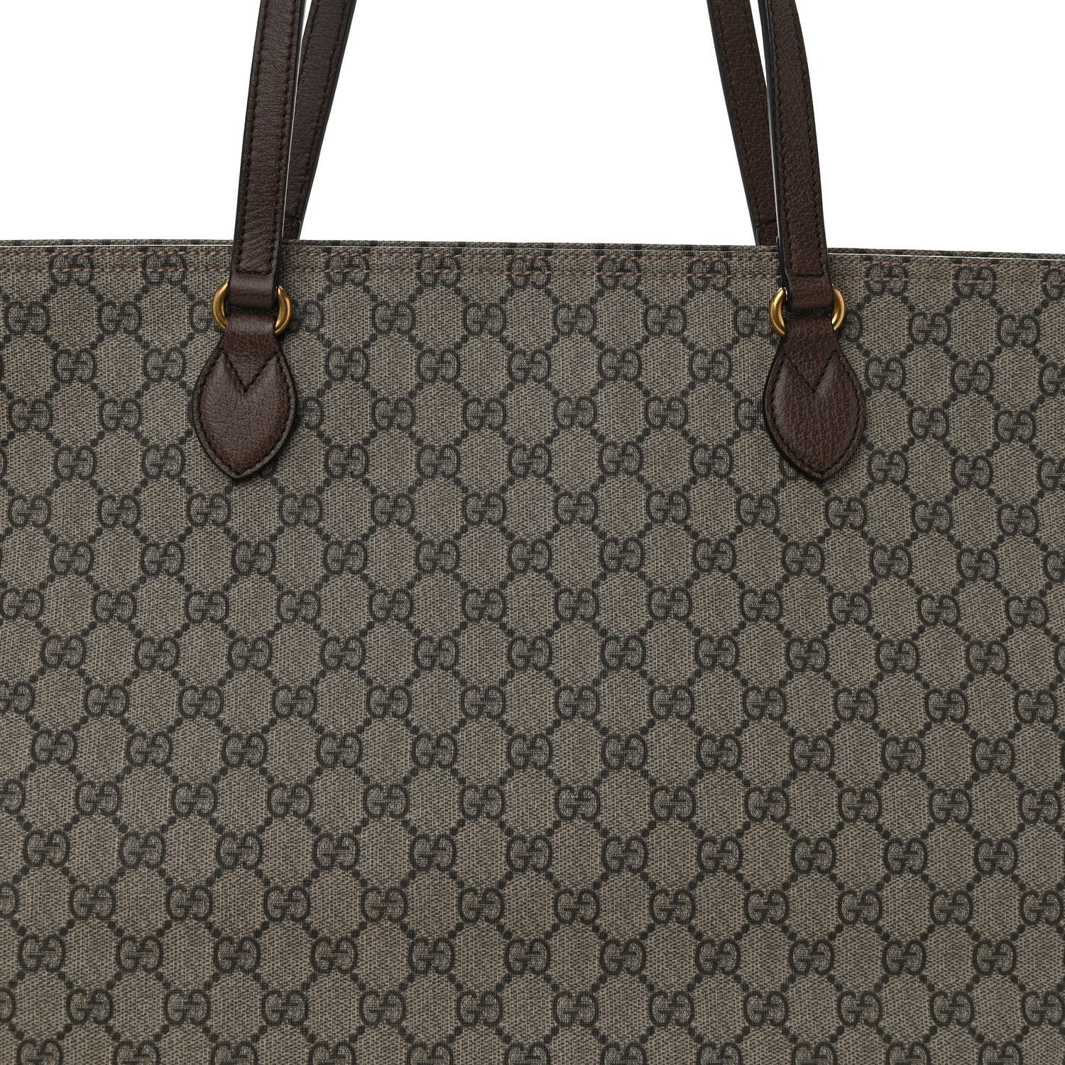 Gucci GG Supreme Monogram Medium Ophidia Shopping Tote Ebony 6 of 9