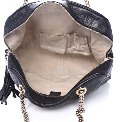 Gucci Pebbled Calfskin Medium Soho Bowler Black 5 of 15