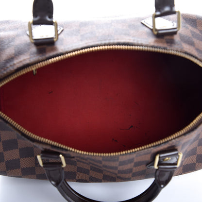 Louis Vuitton Damier Ebene Speedy 30 5 of 12