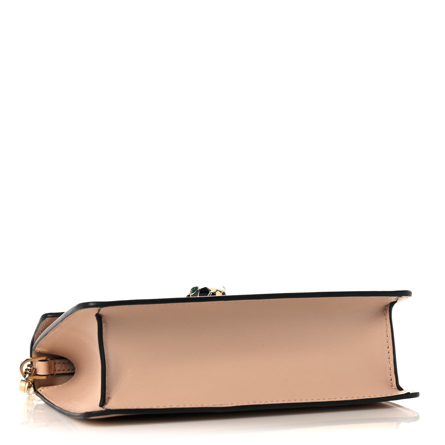 Bulgari Calfskin Mini Serpenti Forever Flap Clutch Light Pink 4 of 12