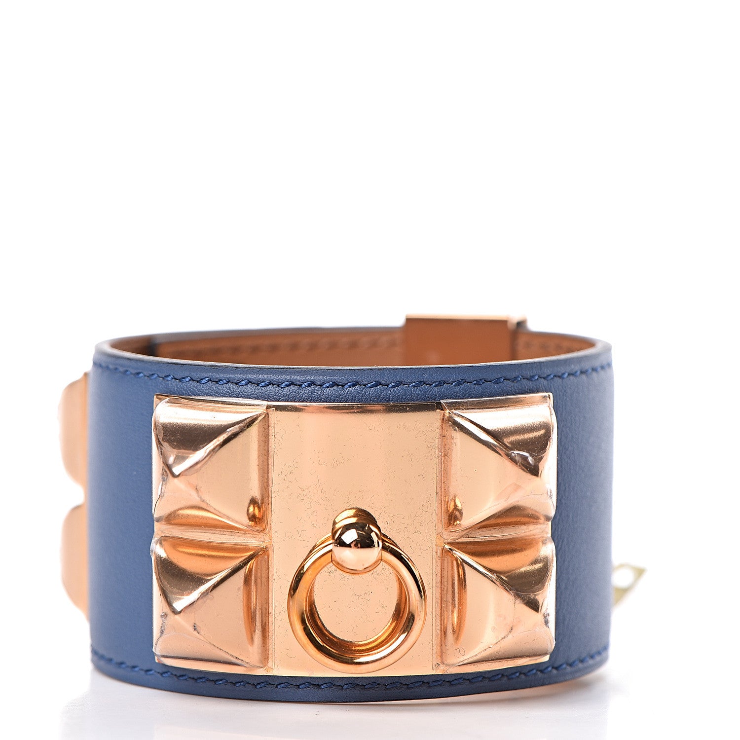 Hermes Swift Collier De Chien CDC Bracelet S Bleu Agate 6 of 7