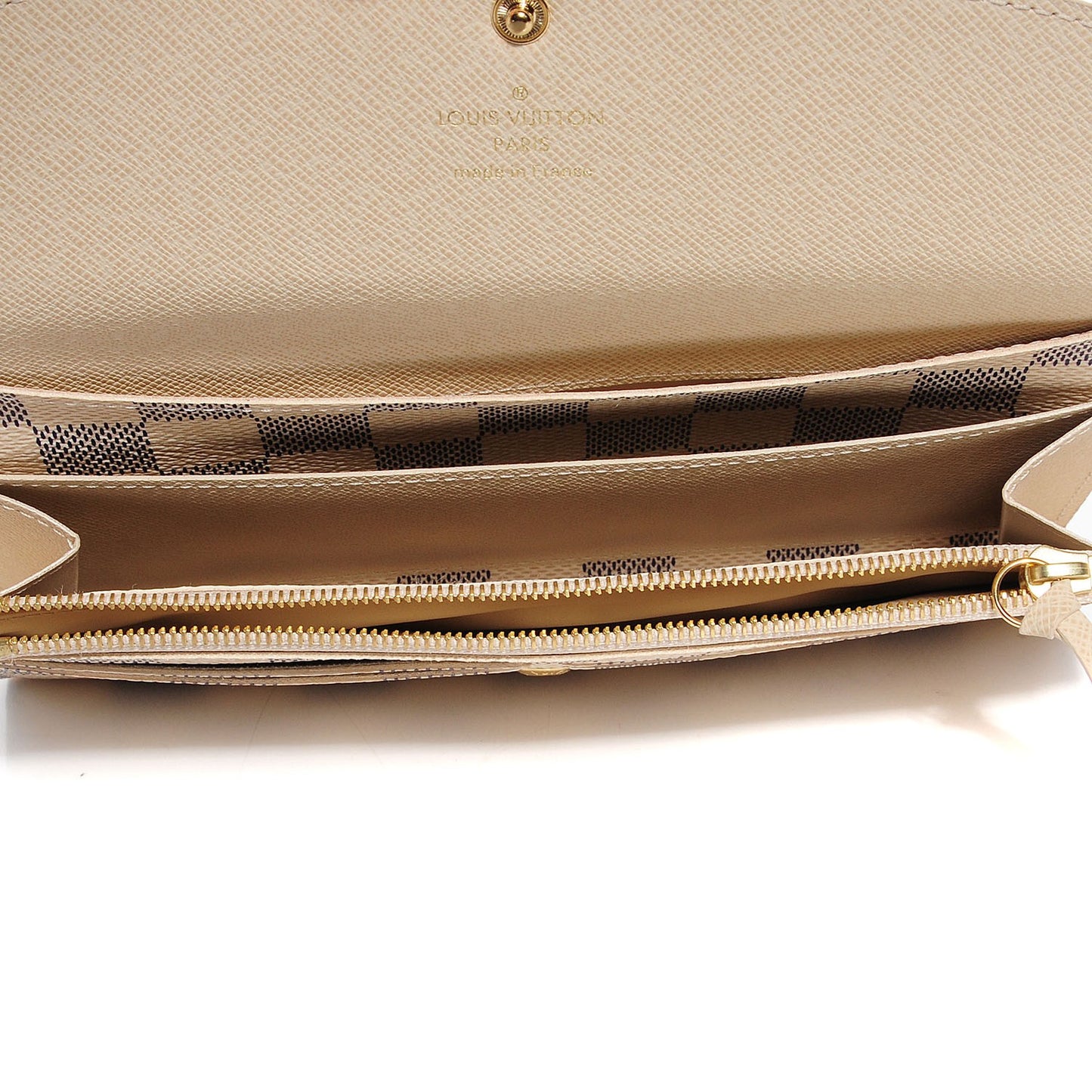 Damier Azur Emilie Wallet