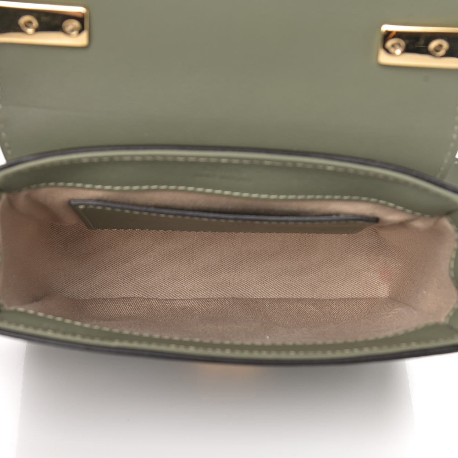 Chloe Calfskin Crocodile Embossed Mini C Double Carry Misty Forest 5 of 10