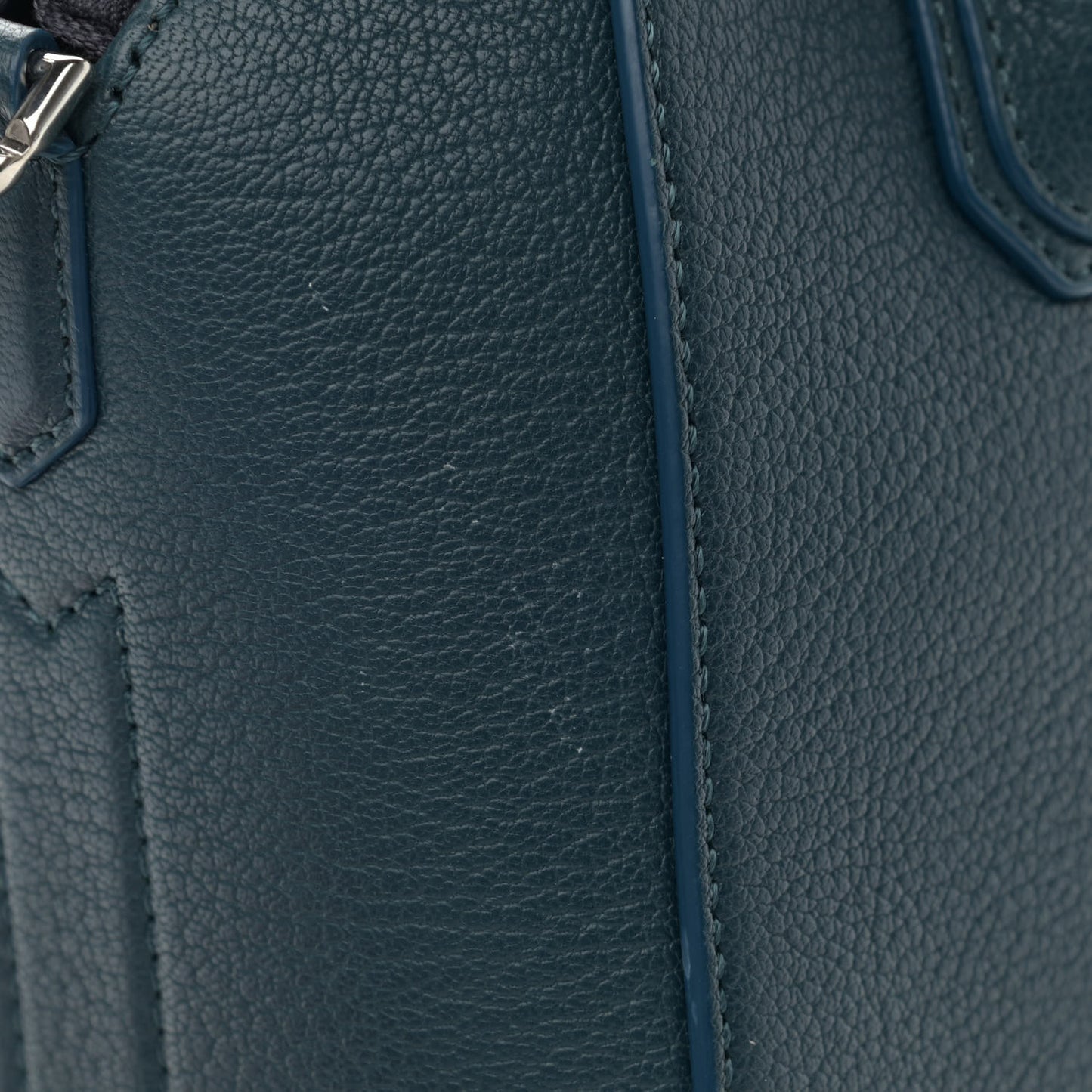 Sugar Goatskin Mini Antigona Mineral Blue