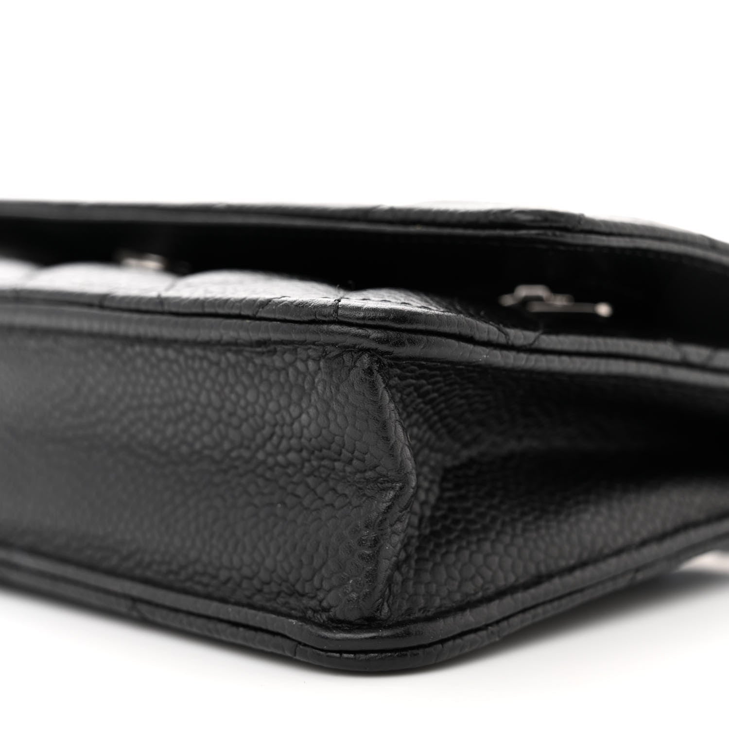 Chanel Caviar Quilted Wallet on Chain WOC Black 11 of 13