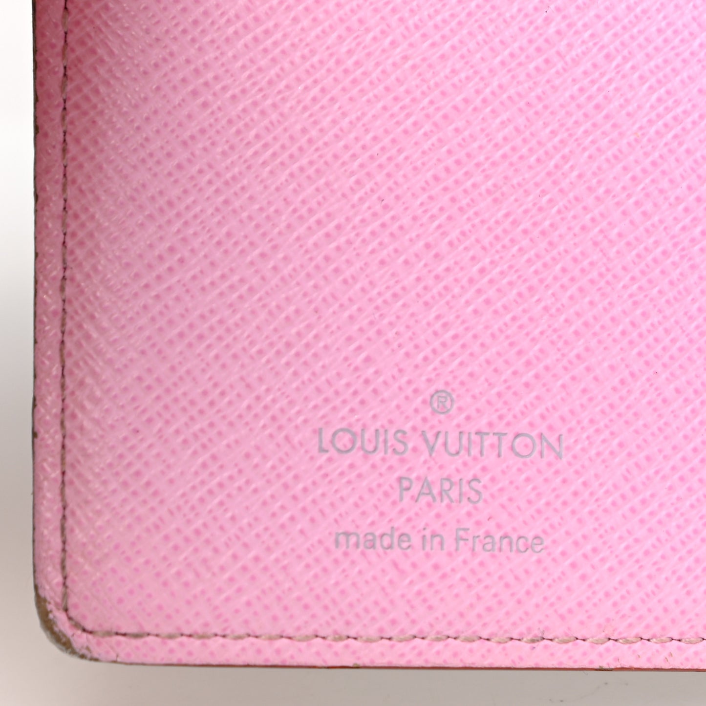 Monogram Multicolor Small Ring Agenda Cover White Litchi