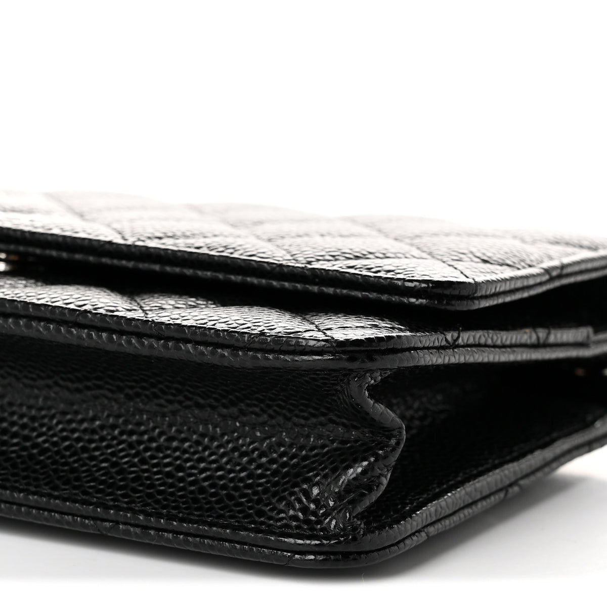 Chanel Caviar Quilted Wallet on Chain WOC Black 11 of 12
