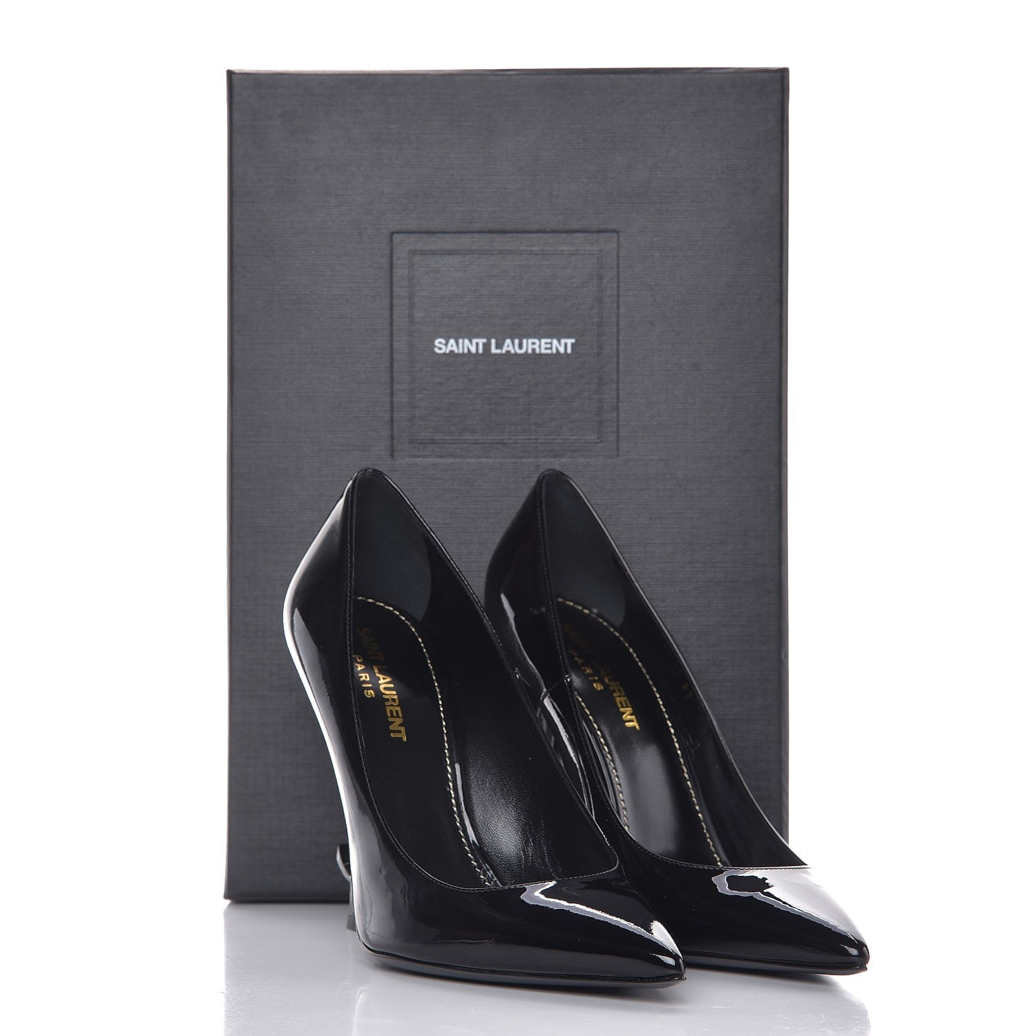 Saint Laurent Patent Opyum 100 Pumps 37 Black 10 of 10