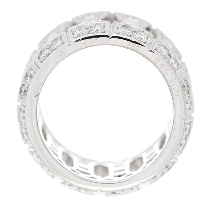 Cartier 18K White Gold Diamond Anthalia Ring 54 7 4 of 5