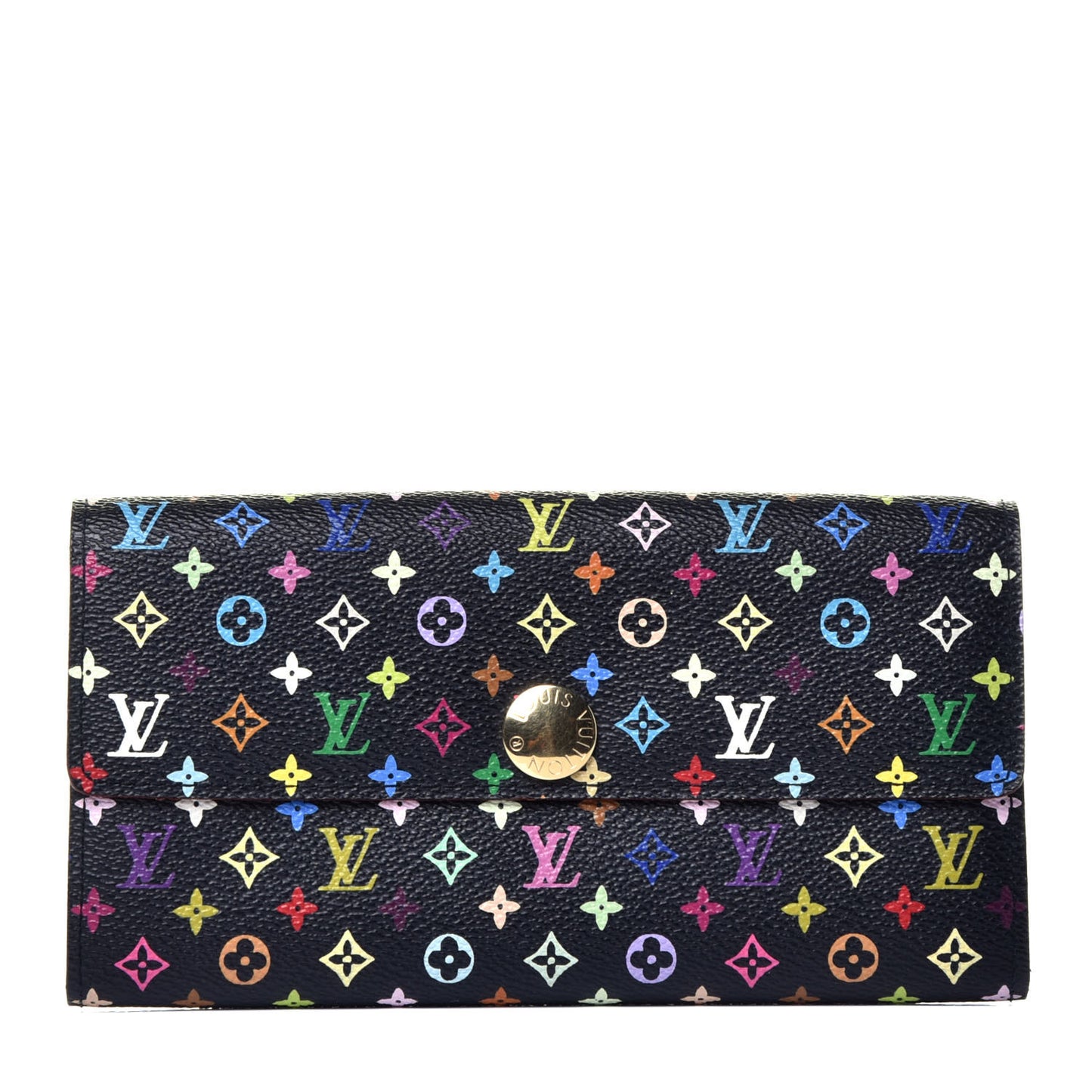 Monogram Multicolor Sarah Wallet Black