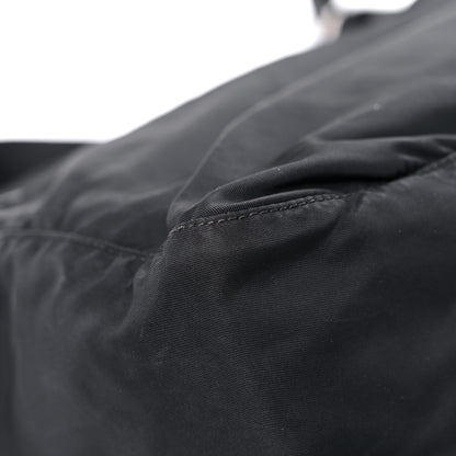 Prada Tessuto Nylon Saffiano Messenger Bag Black 9 of 17