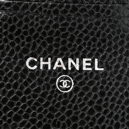 Chanel Caviar Quilted Large Gusset Flap Wallet Black 6 of 9