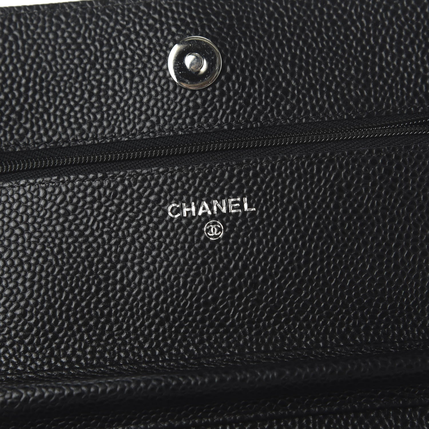 Chanel Caviar Quilted Wallet On Chain WOC Black 8 of 11