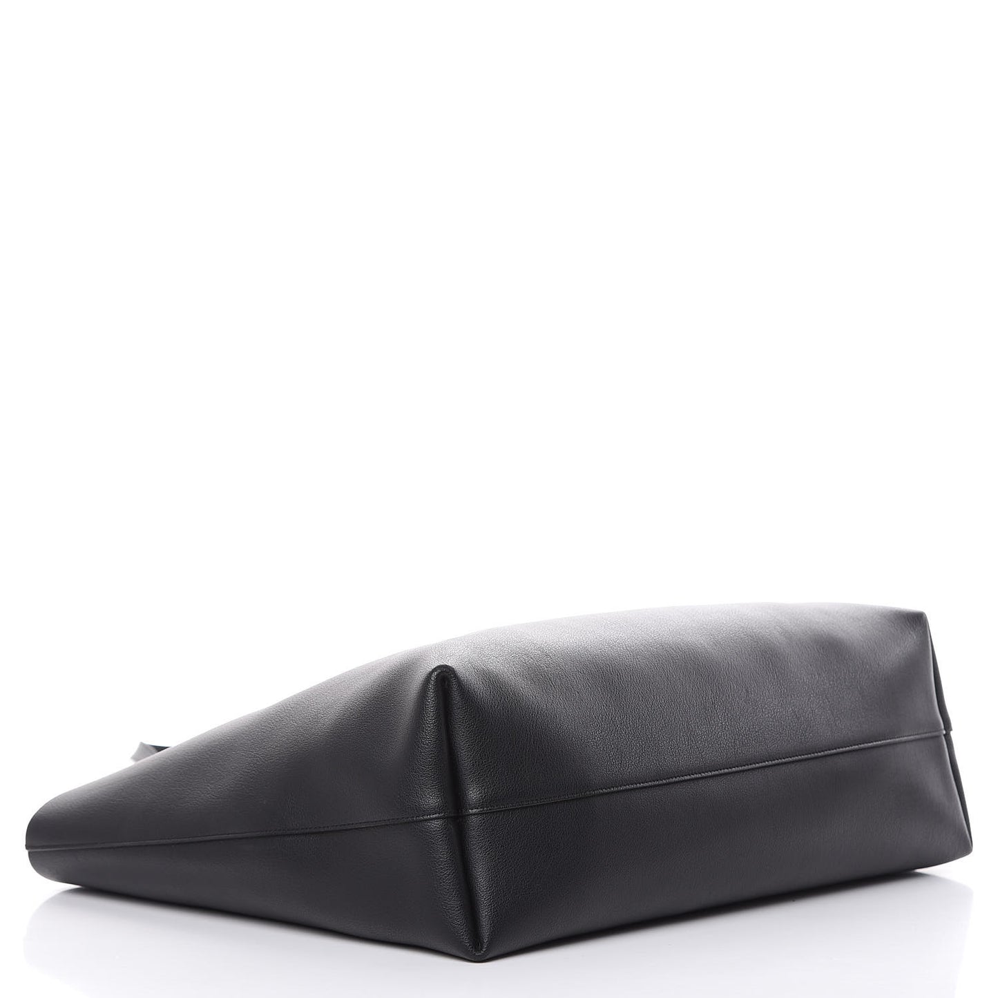Calfskin Large Shopping Tote Black