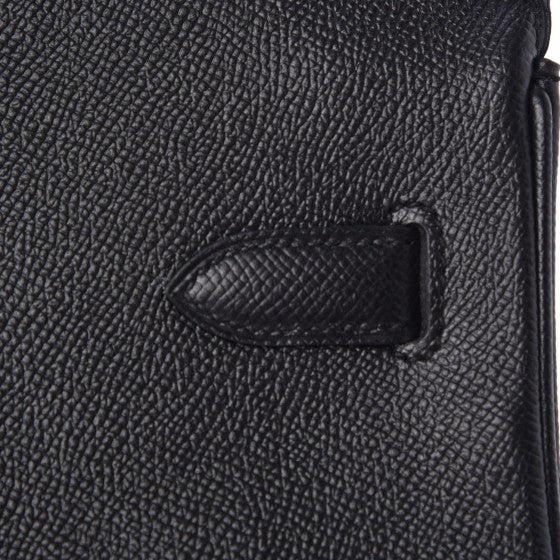 Epsom Birkin 35 Black