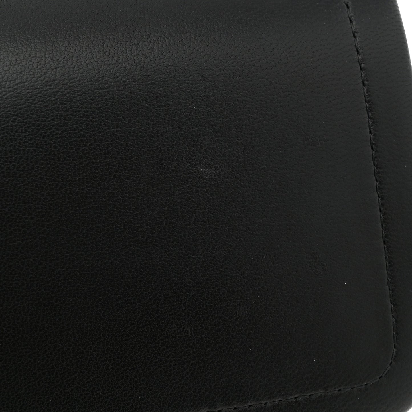 Lambskin Quilted Maxi Double Flap Black