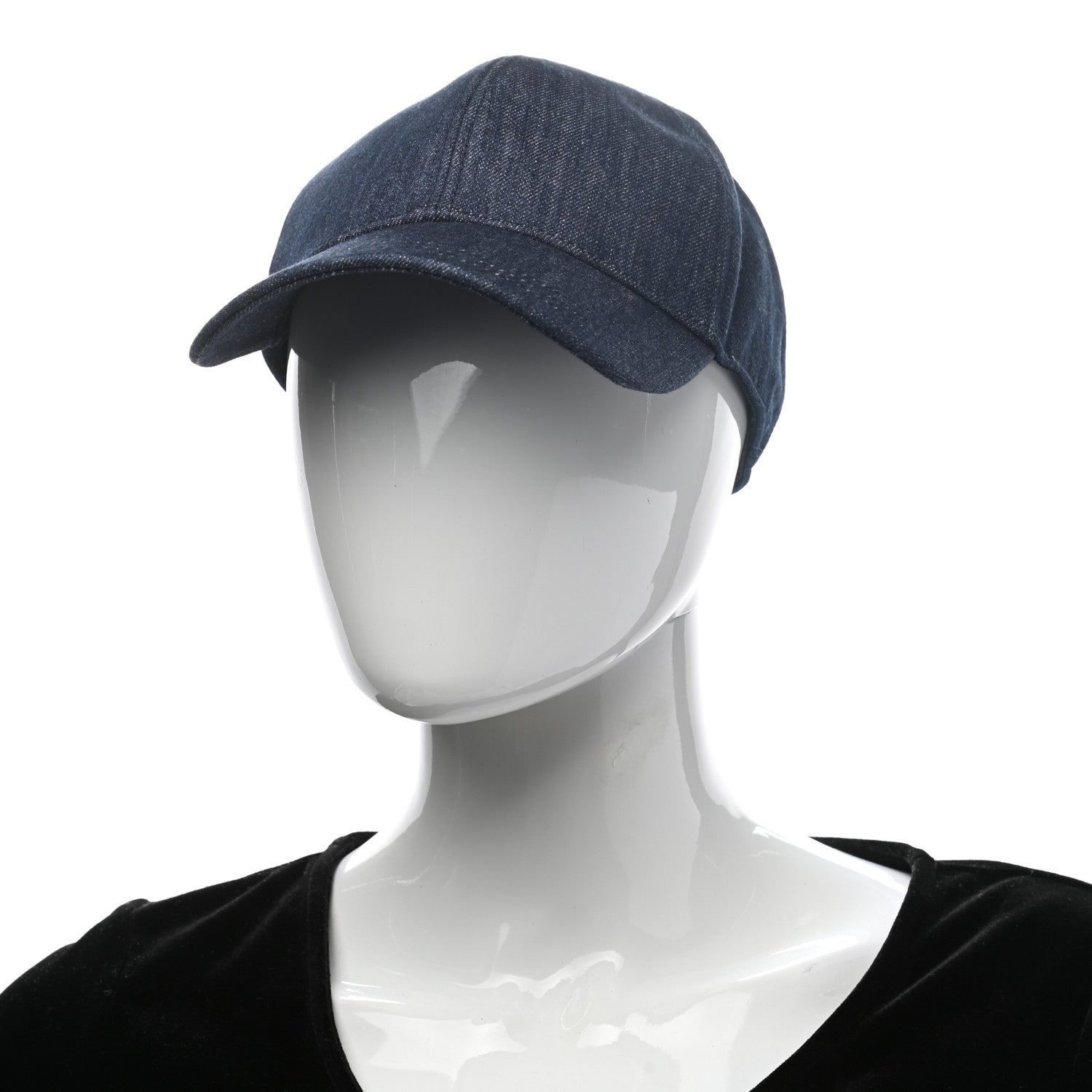 Prada Denim Womens Baseball Cap M Bleu 2 of 9