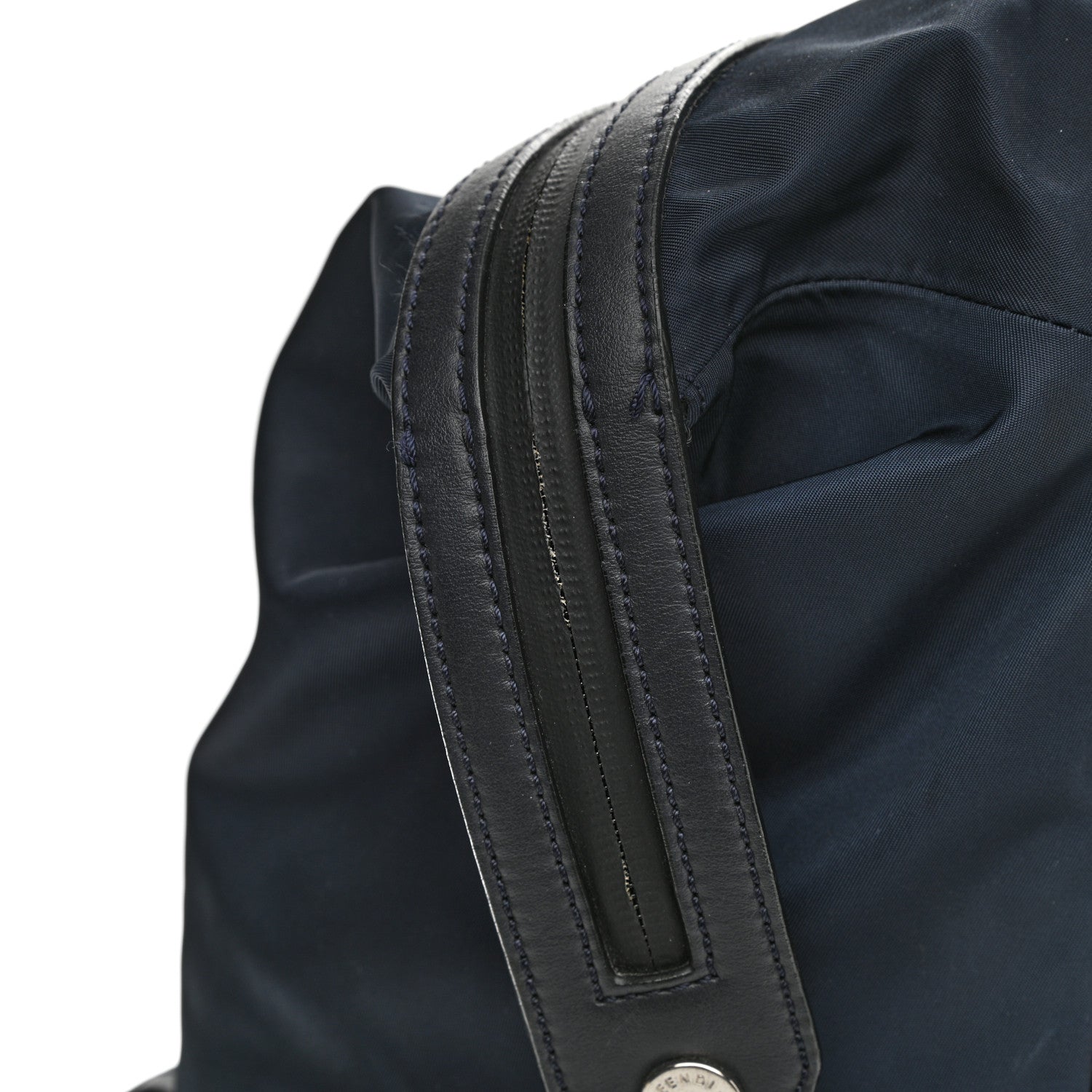 Fendi Nylon Vitello Century Opaco Mini Bug Eyes Backpack Navy 17 of 19