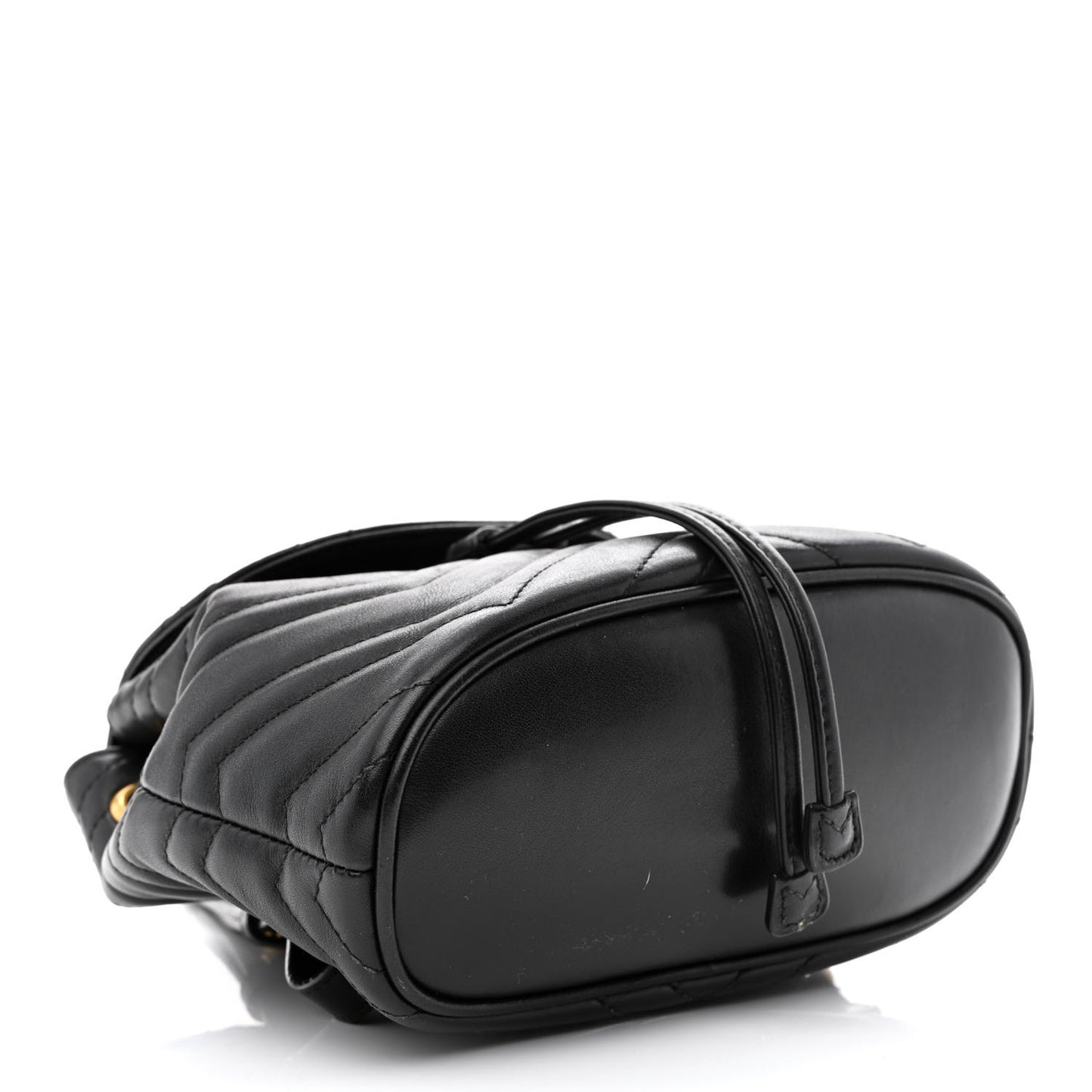 Calfskin Matelasse GG Marmont Flap Backpack Black