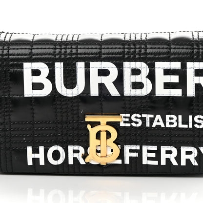 Burberry Patent Quilted Horseferry Print Lola Bum Bag Black 8 of 15