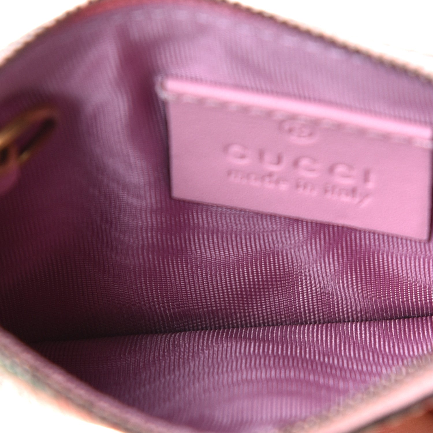 Gucci GG Supreme Monogram Strawberry Key Case 7 of 8
