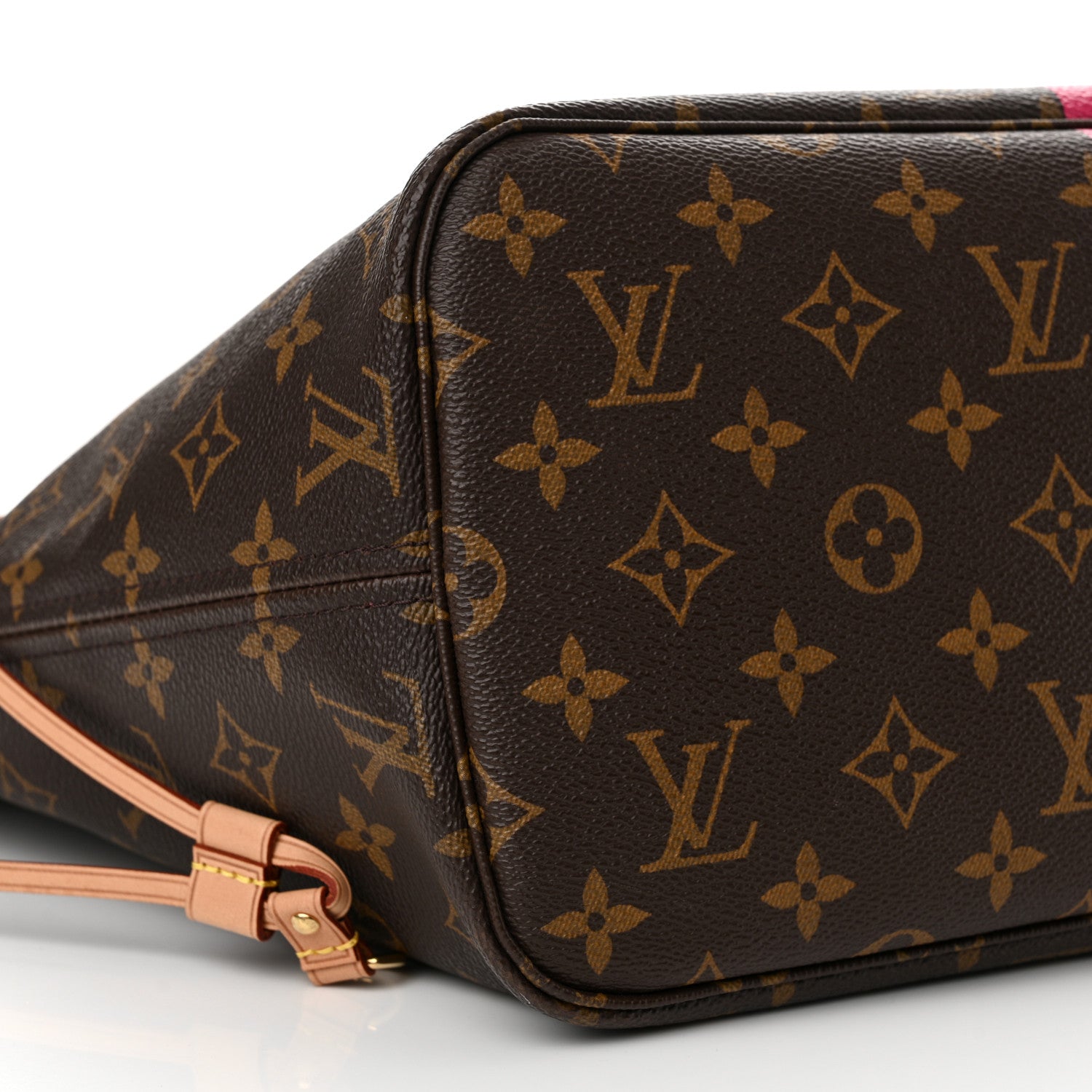 Louis Vuitton Monogram My LV Heritage Neverfull MM Fuchsia Orange 9 of 14