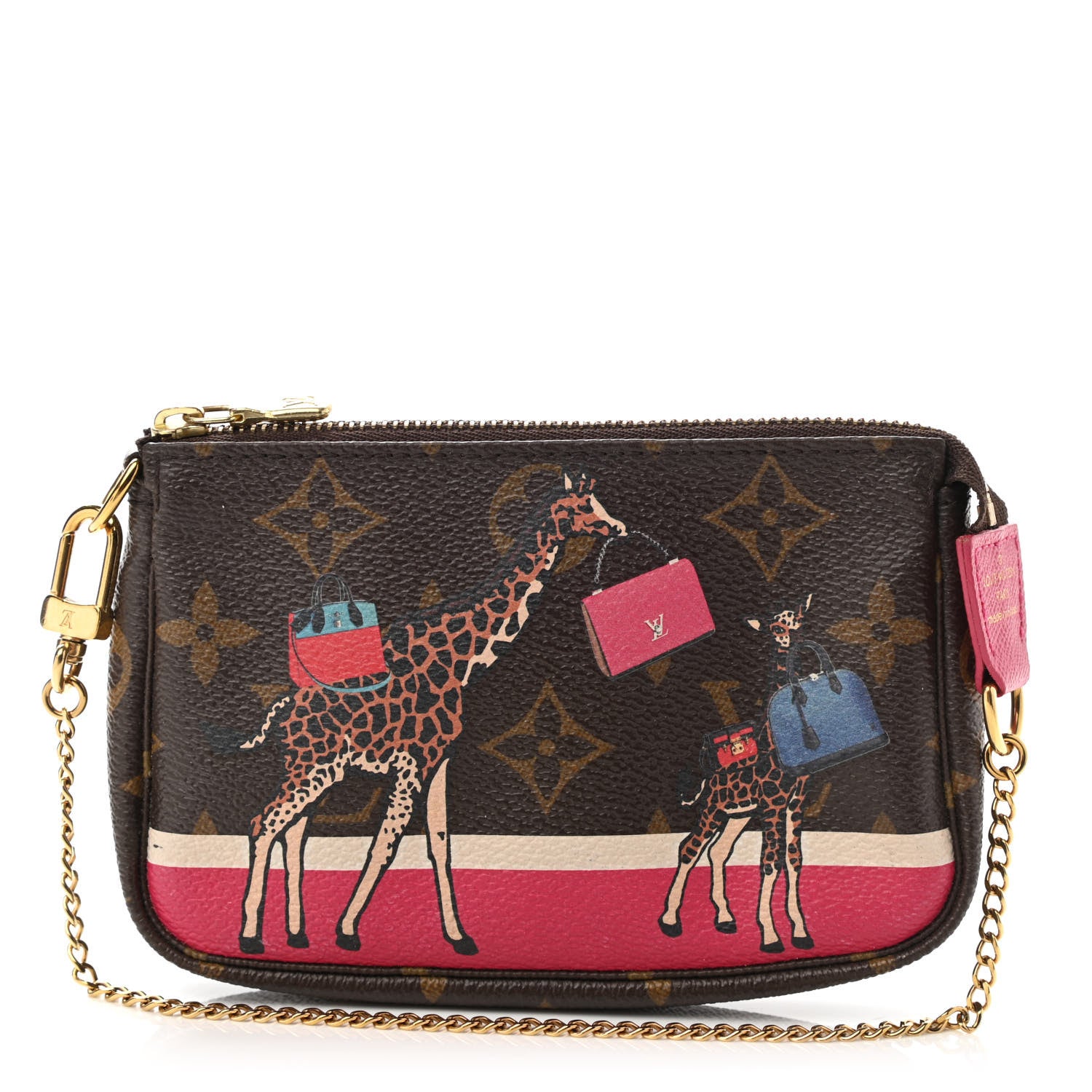 Louis Vuitton Monogram 2017 Christmas Animation Mini Pochette Accessories 1 of 8