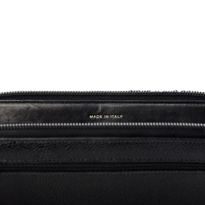 Chanel Caviar Large Timeless CC Zip Around Wallet Black 8 of 9