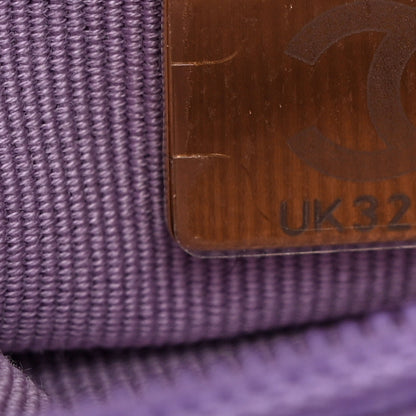 Chanel Shiny Aged Calfskin Quilted Nano Kelly Shopper Lilac 7 of 10