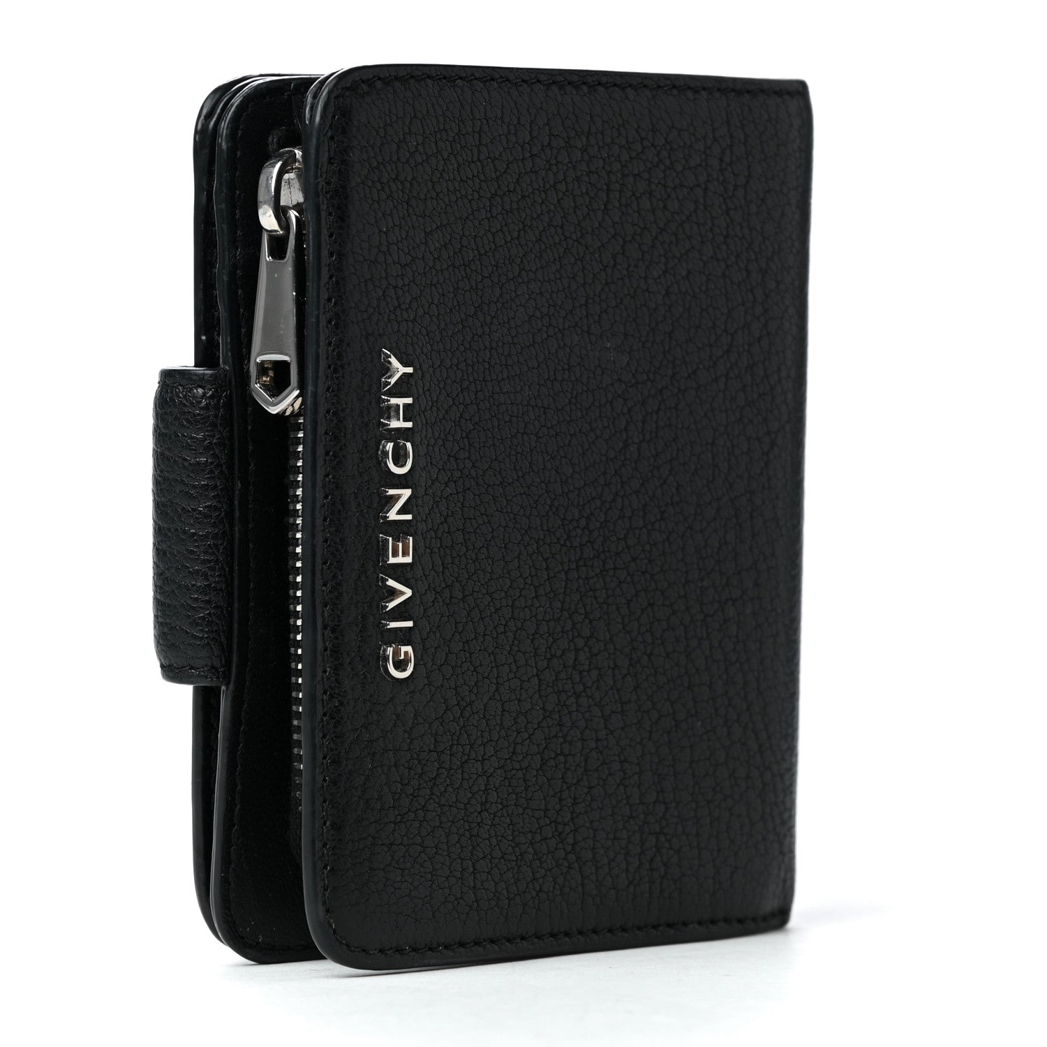 Givenchy Sugar Goatskin Compact Wallet Black 3 of 15